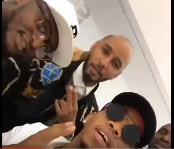 Watch Singer Tekno Meet Up With Swiss Beatz And Sony Officials [Video]